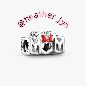 Pandora Disney Minnie Mouse Bow & Mum Charm